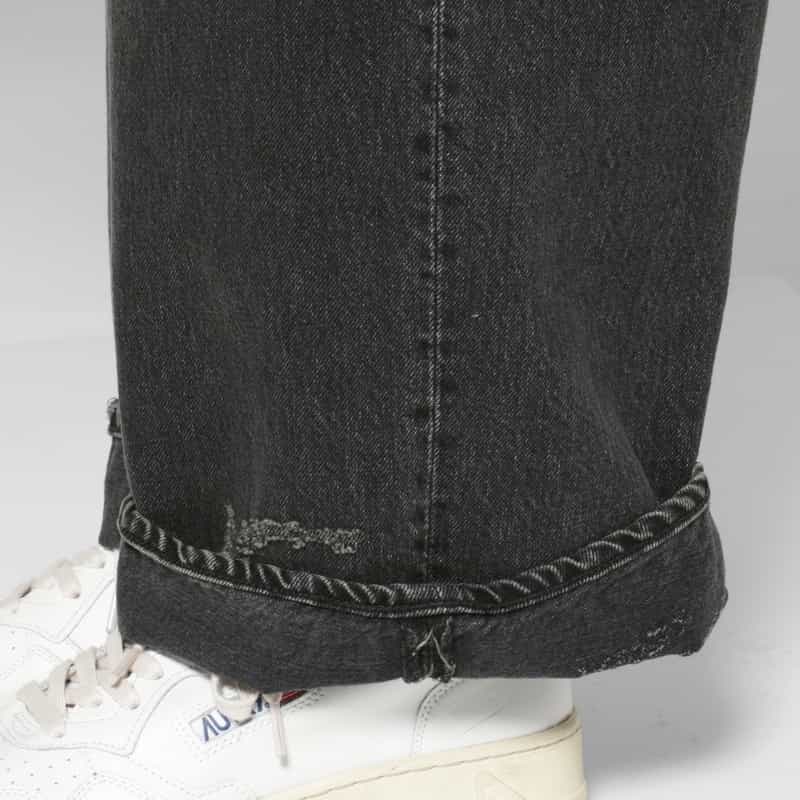 SSSTEIN SSSTEIN＜シュタイン＞ バギーデニムパンツ BLACK