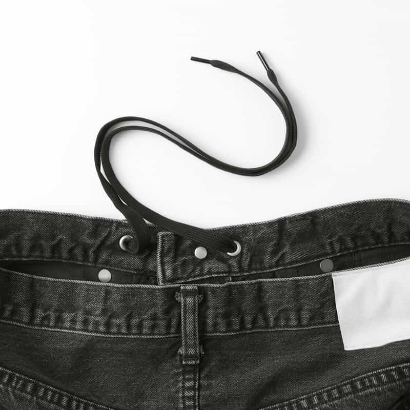 SSSTEIN SSSTEIN＜シュタイン＞ バギーデニムパンツ BLACK