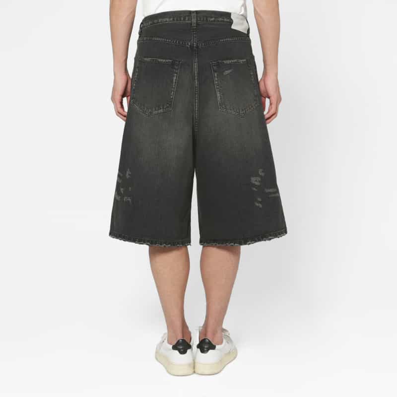 SSSTEIN SSSTEIN＜シュタイン＞ デニムショーツ BLACK