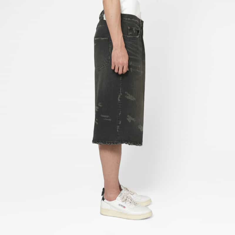 SSSTEIN SSSTEIN＜シュタイン＞ デニムショーツ BLACK