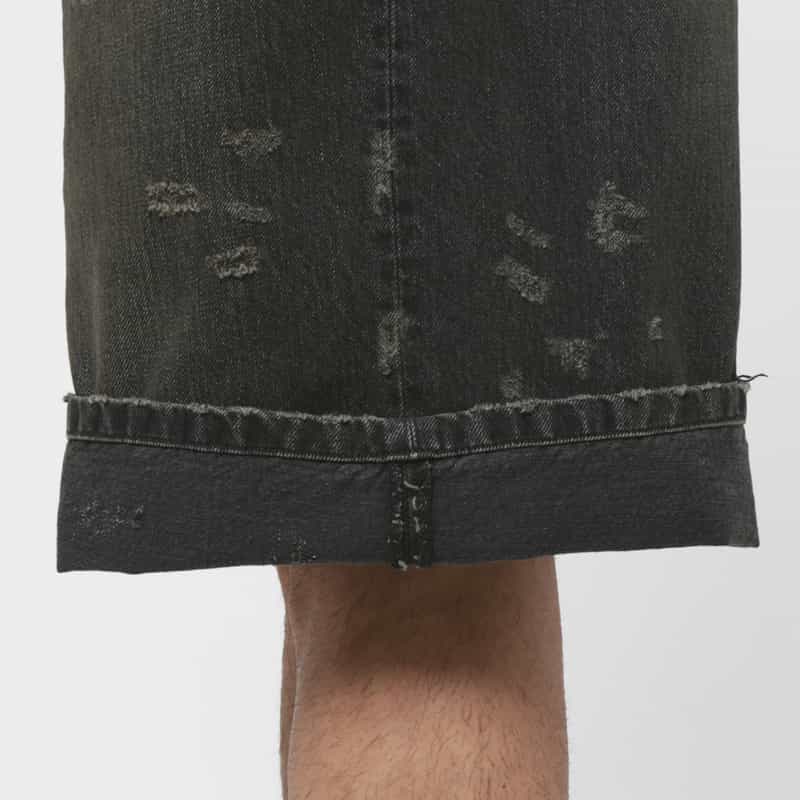 SSSTEIN SSSTEIN＜シュタイン＞ デニムショーツ BLACK