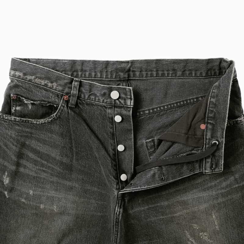 SSSTEIN SSSTEIN＜シュタイン＞ デニムショーツ BLACK