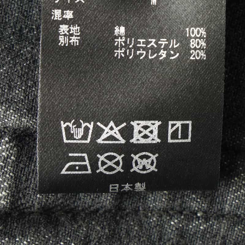 SSSTEIN SSSTEIN＜シュタイン＞ デニムショーツ BLACK