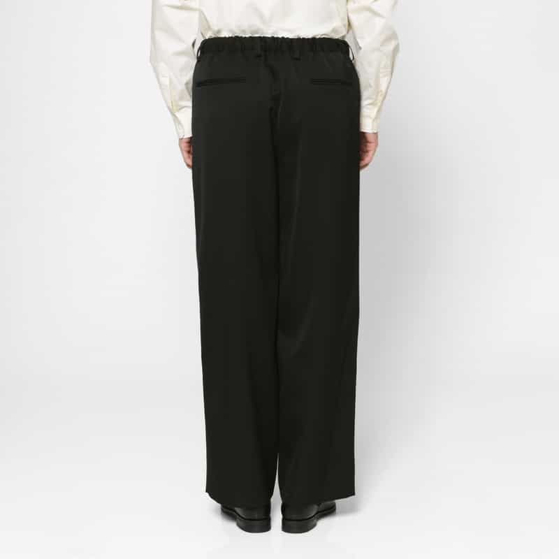 SSSTEIN SSSTEIN＜シュタイン＞ ワイドテーパードパンツ BLACK