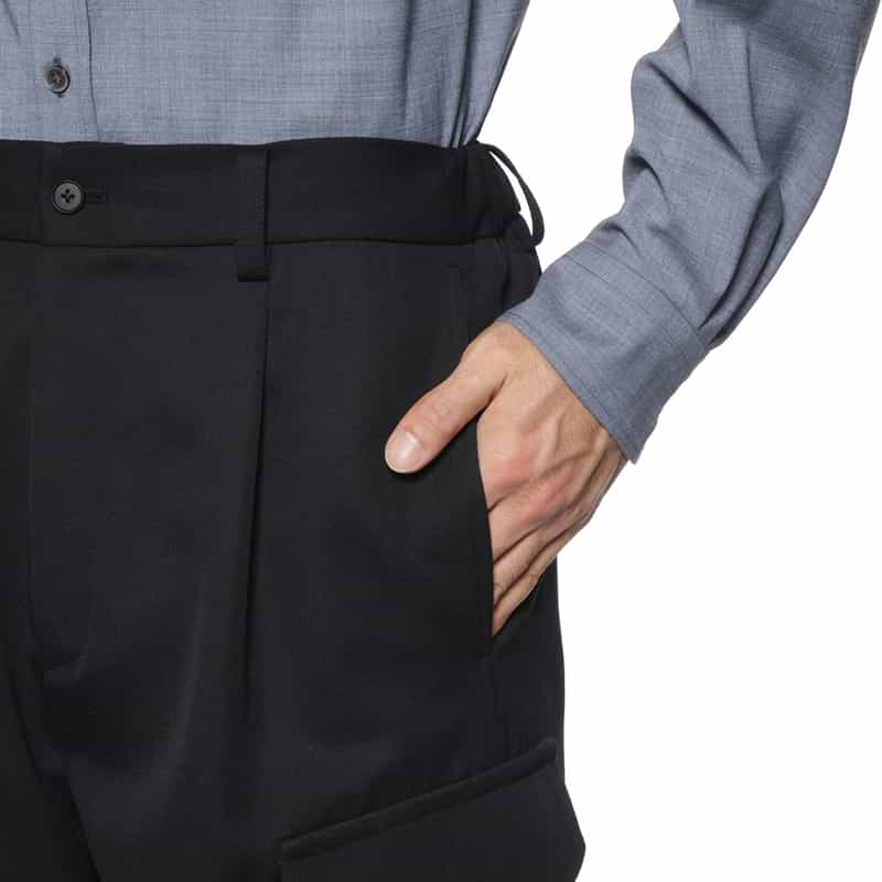 SSSTEIN SSSTEIN＜シュタイン＞ カーゴパンツ BLACK