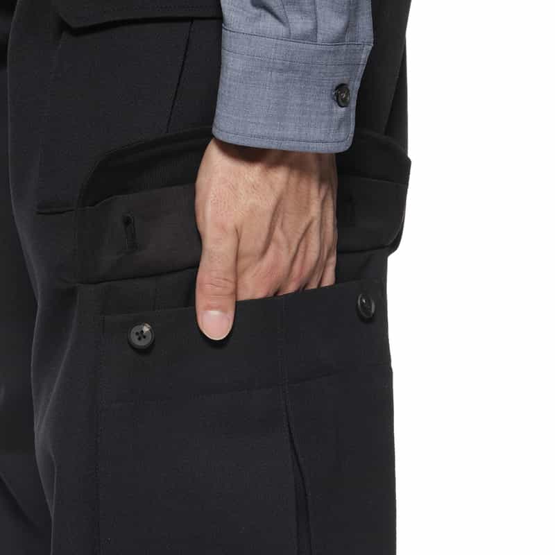 SSSTEIN SSSTEIN＜シュタイン＞ カーゴパンツ BLACK