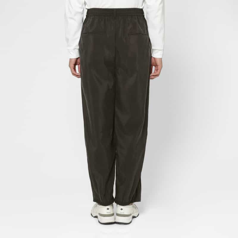 SSSTEIN SSSTEIN＜シュタイン＞ ナイロンシルク素材トラックパンツ BROWN