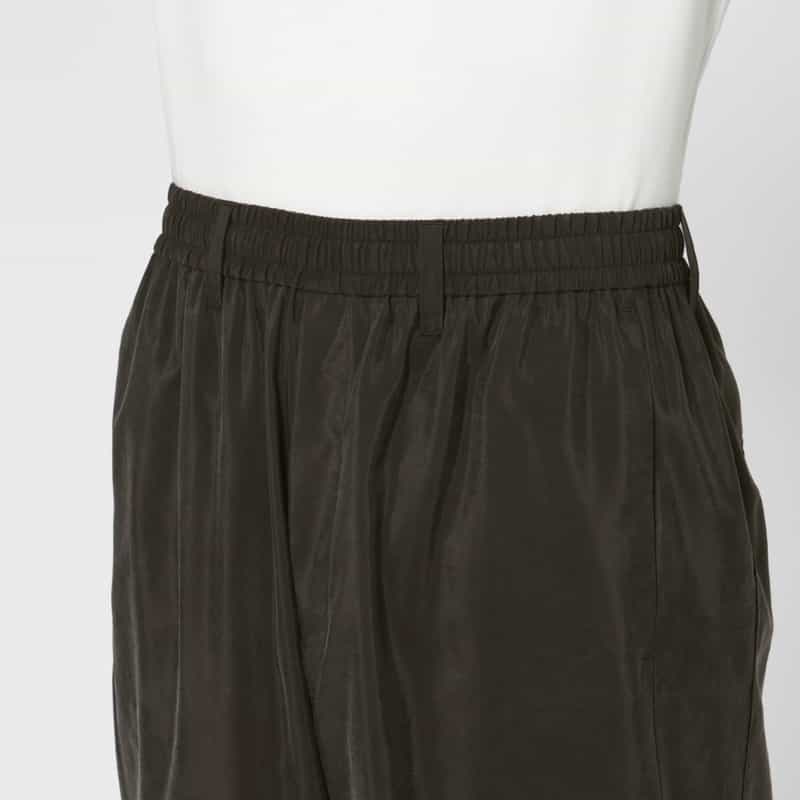 SSSTEIN SSSTEIN＜シュタイン＞ ナイロンシルク素材トラックパンツ BROWN