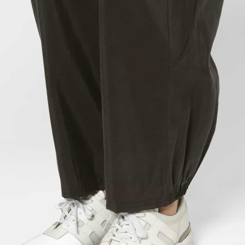 SSSTEIN SSSTEIN＜シュタイン＞ ナイロンシルク素材トラックパンツ BROWN