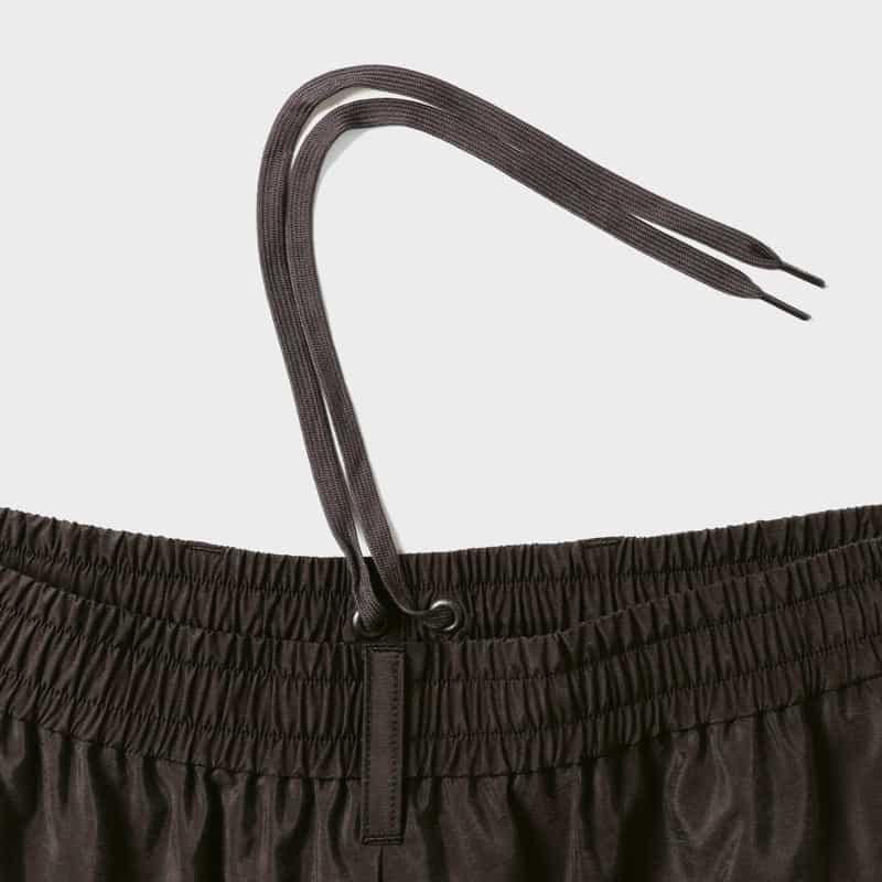 SSSTEIN SSSTEIN＜シュタイン＞ ナイロンシルク素材トラックパンツ BROWN