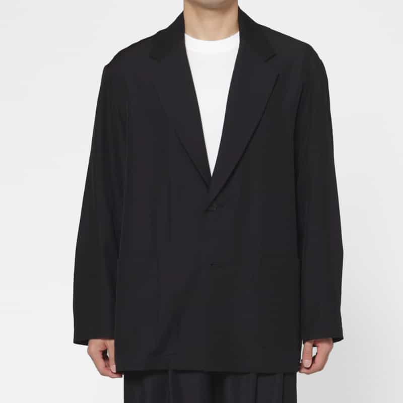 SSSTEIN SSSTEIN＜シュタイン＞ セットアップ ウール×シルク シングルジャケット BLACK