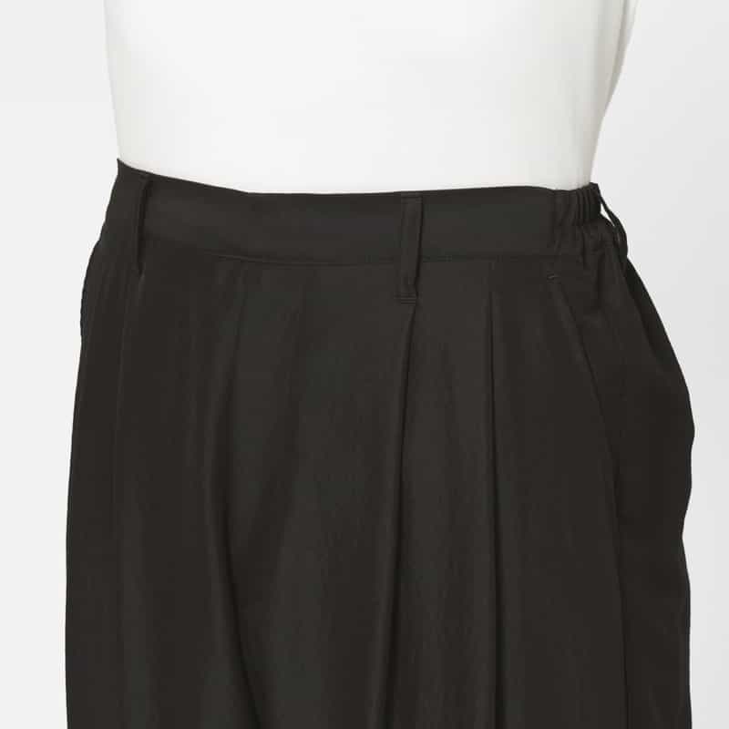 SSSTEIN SSSTEIN＜シュタイン＞ セットアップ ウール×シルク イージーワイドパンツ BLACK