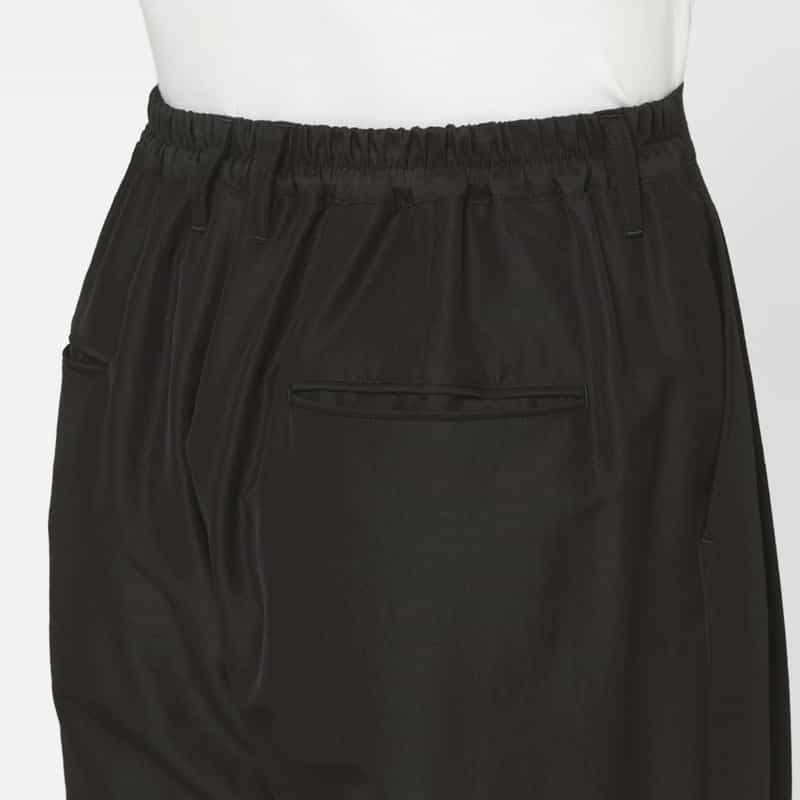 SSSTEIN SSSTEIN＜シュタイン＞ セットアップ ウール×シルク イージーワイドパンツ BLACK