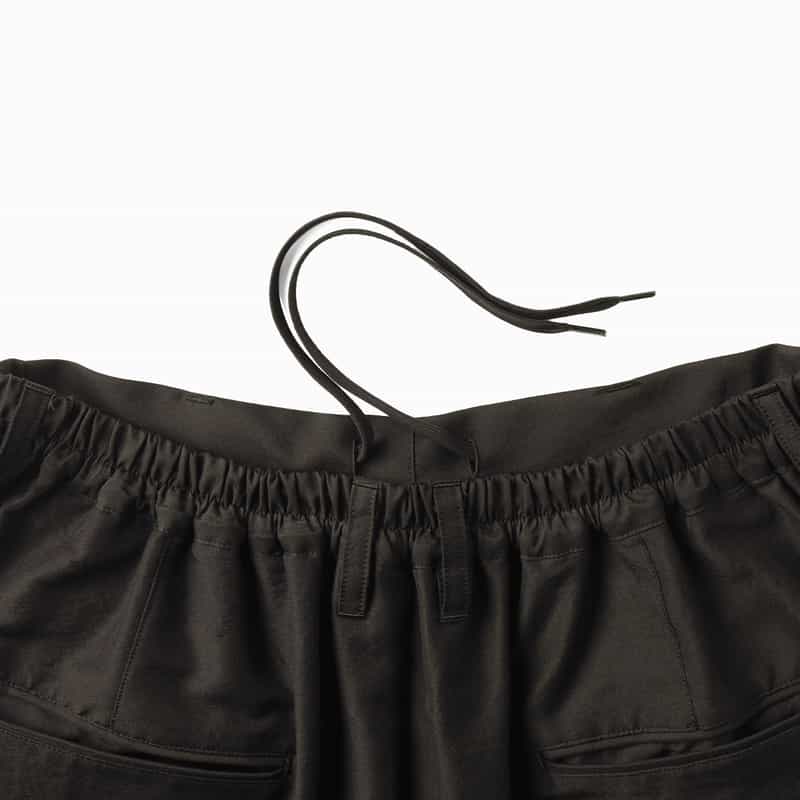 SSSTEIN SSSTEIN＜シュタイン＞ セットアップ ウール×シルク イージーワイドパンツ BLACK