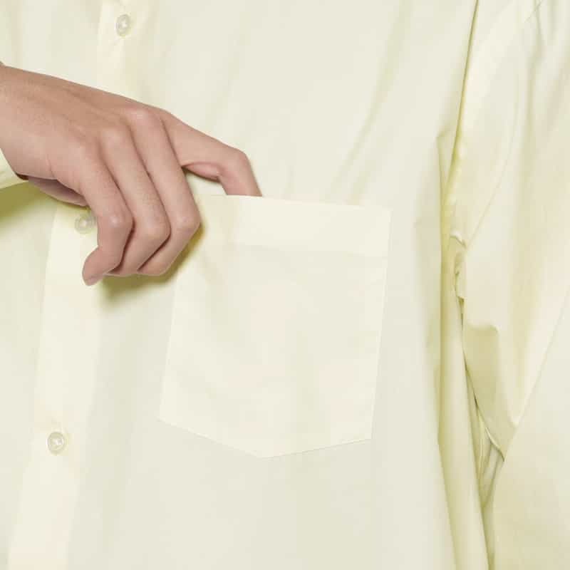 SSSTEIN SSSTEIN＜シュタイン＞ カジュアルシャツ YELLOW