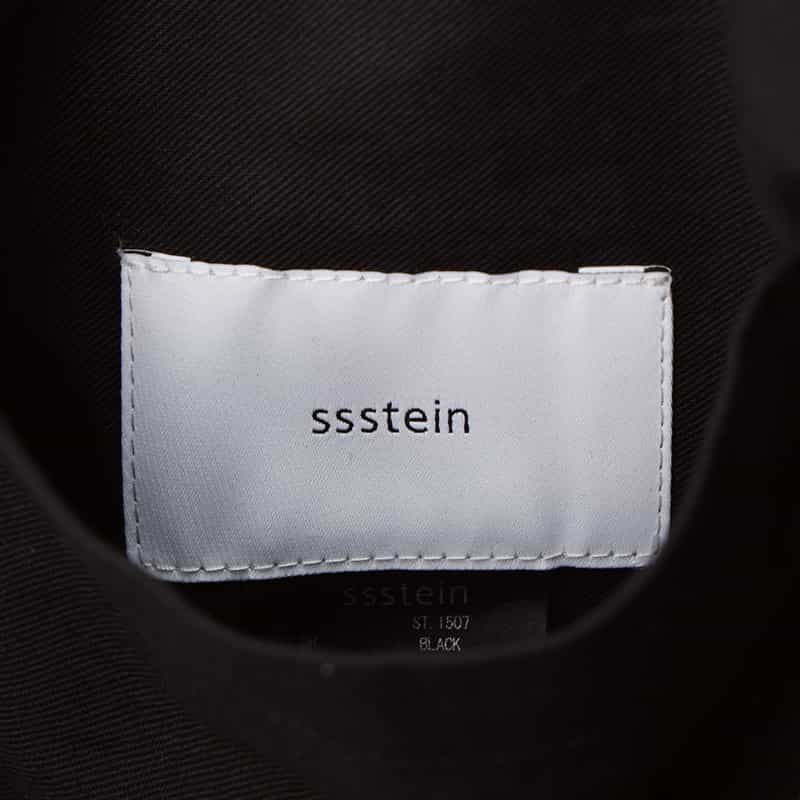 SSSTEIN SSSTEIN＜シュタイン＞ レザーショルダーバッグ BLACK