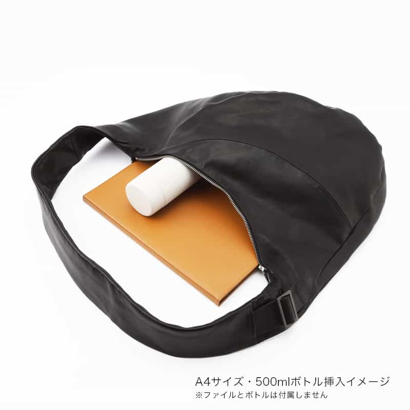 SSSTEIN SSSTEIN＜シュタイン＞ レザーショルダーバッグ BLACK