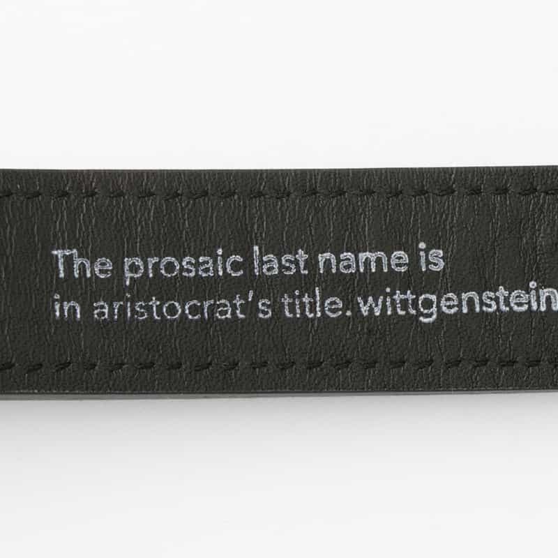 SSSTEIN SSSTEIN＜シュタイン＞ レザーベルト BLACK