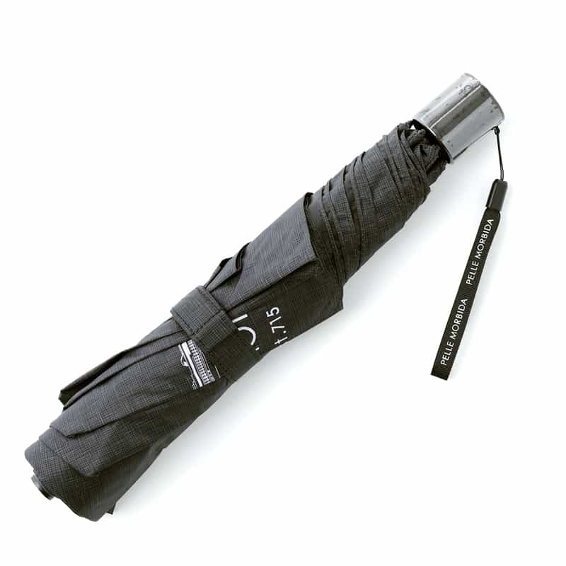 PELLE MORBIDA PELLE MORBIDA＜ペッレ モルビダ＞ 折り畳み傘 BLACK