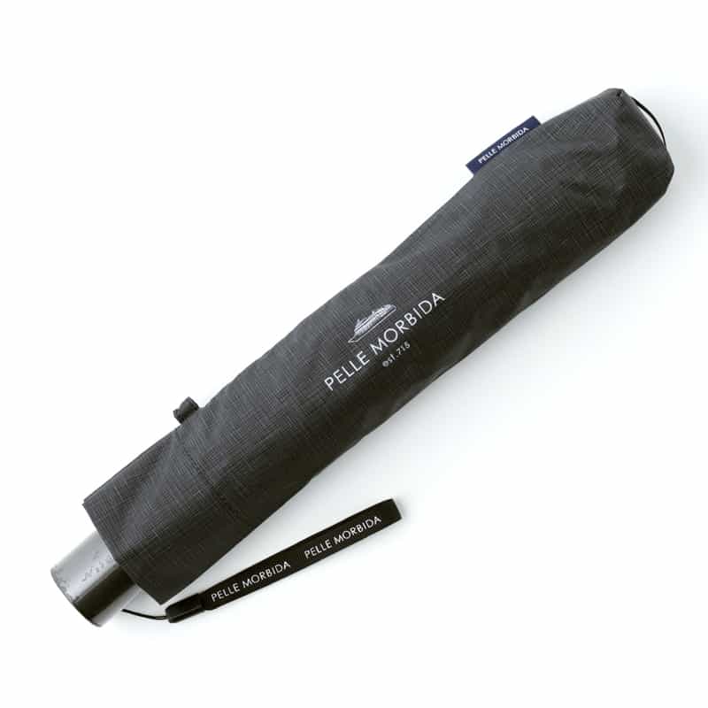 PELLE MORBIDA PELLE MORBIDA＜ペッレ モルビダ＞ 折り畳み傘 BLACK