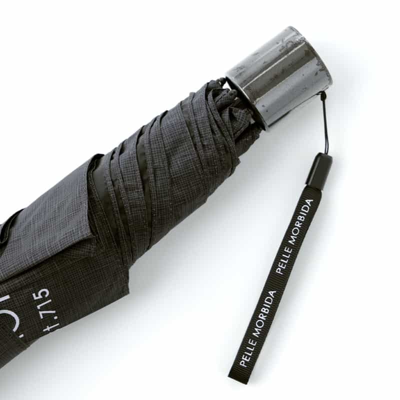PELLE MORBIDA PELLE MORBIDA＜ペッレ モルビダ＞ 折り畳み傘 BLACK
