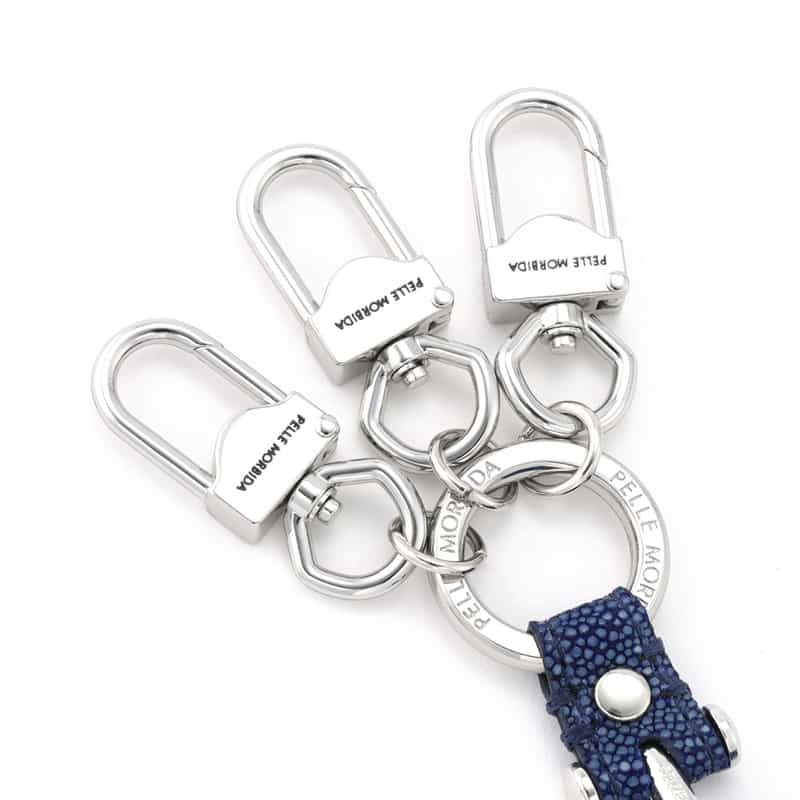 PELLE MORBIDA PELLE MORBIDA＜ペッレ モルビダ＞ ガルーシャキーホルダー BLUE