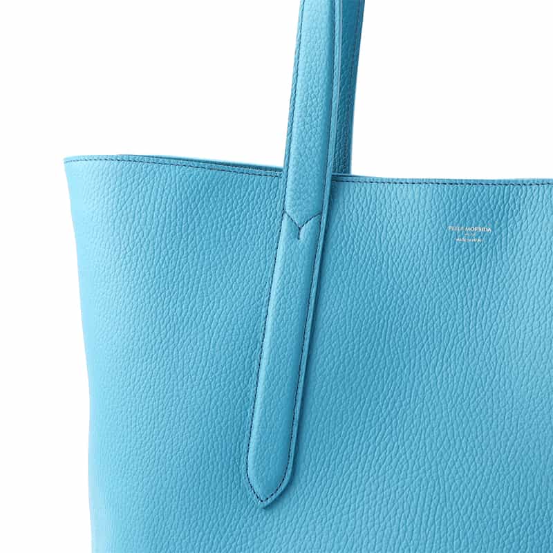 PELLE MORBIDA PELLE MORBIDA＜ペッレ モルビダ＞ トートバッグ LIGHT BLUE