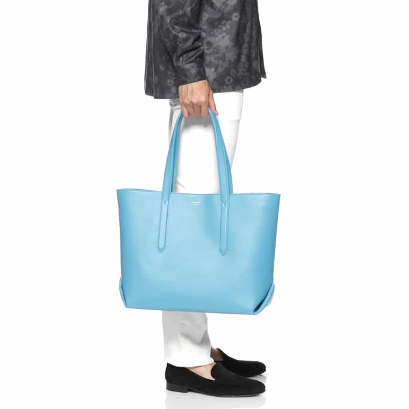 PELLE MORBIDA PELLE MORBIDA＜ペッレ モルビダ＞ トートバッグ LIGHT BLUE