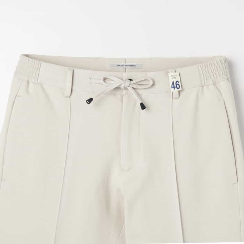 GIABSARCHIVIO GIABSARCHIVIO＜ジャブスアルキヴィオ＞ ストレッチパンツ"MASACCIO" IVORY