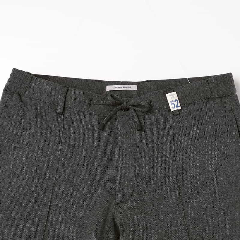 GIABSARCHIVIO GIABSARCHIVIO＜ジャブスアルキヴィオ＞ ストレッチパンツ"MASACCIO" DARK GRAY