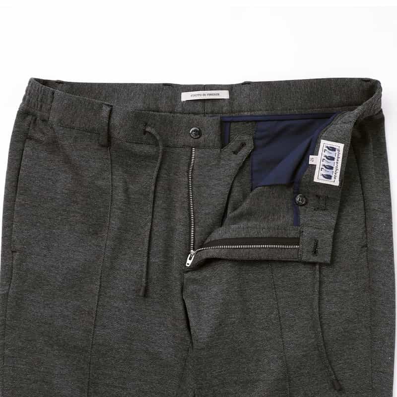 GIABSARCHIVIO GIABSARCHIVIO＜ジャブスアルキヴィオ＞ ストレッチパンツ"MASACCIO" DARK GRAY