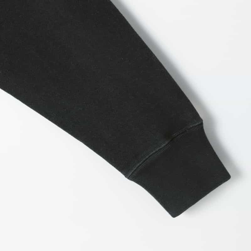 BARNEYS NEW YORK ＜ザ・ローリング・ストーンズ＞ロゴ入りスウェットプルオーバー BLACK