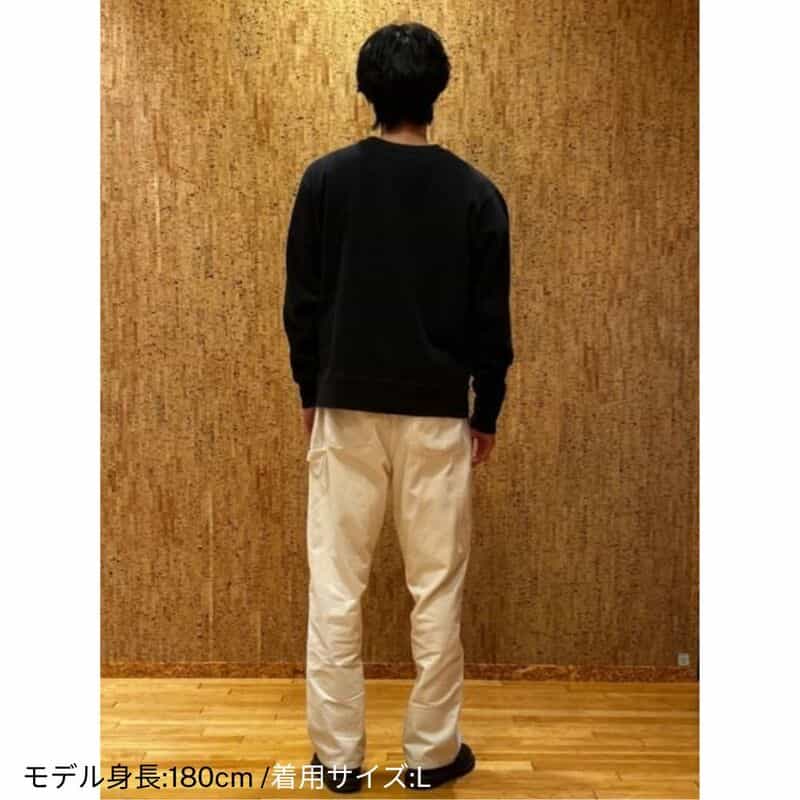 BARNEYS NEW YORK ＜ザ・ローリング・ストーンズ＞ロゴ入りスウェットプルオーバー BLACK