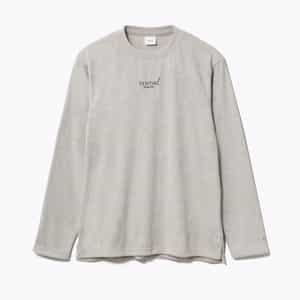 BAKUNE＜バクネ＞ パイルクルーネックカットソー