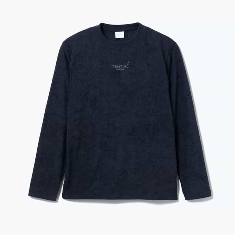 BAKUNE＜バクネ＞ パイルクルーネックカットソー