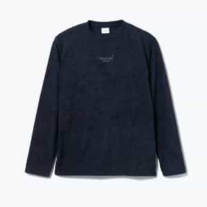 BAKUNE＜バクネ＞ パイルクルーネックカットソー