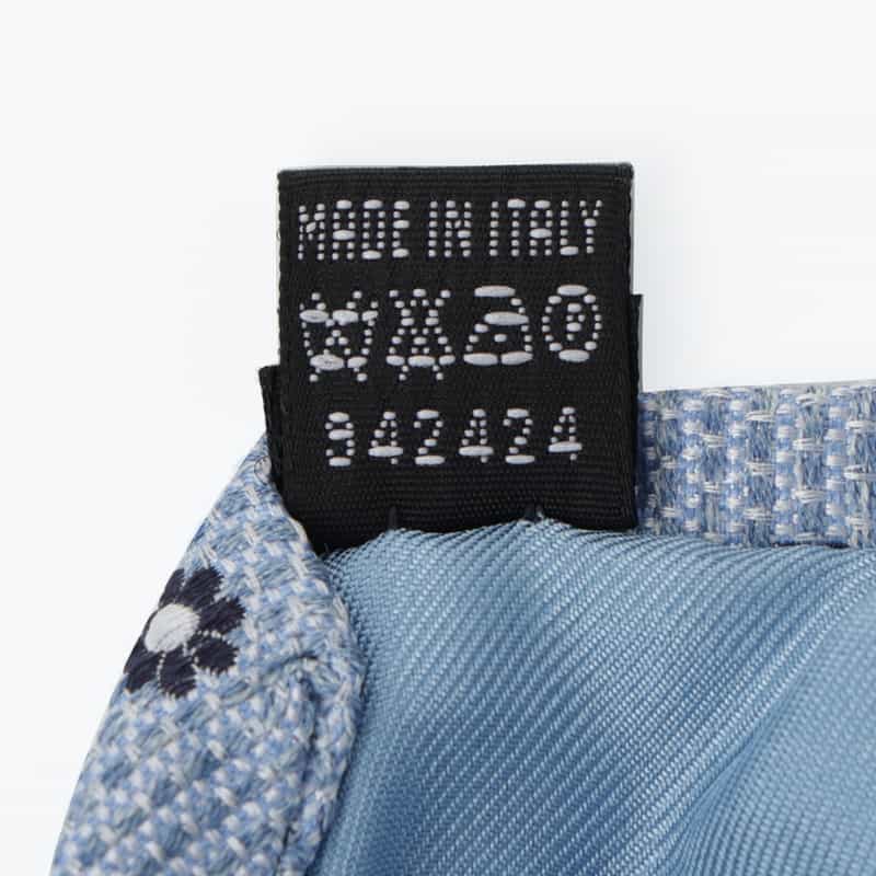 STEFANO BIGI STEFANO BIGI＜ステファノ ビジ＞ 花小紋柄タイ LIGHT BLUE