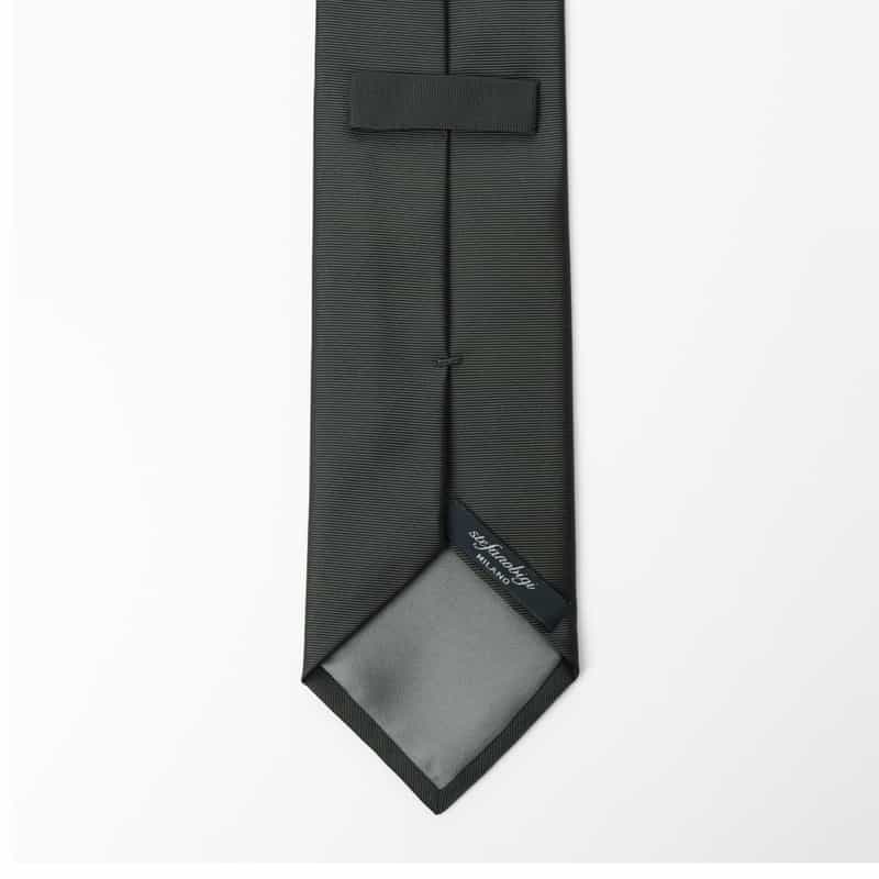 STEFANO BIGI STEFANO BIGI＜ステファノ ビジ＞ ソリッドタイ DARK GRAY