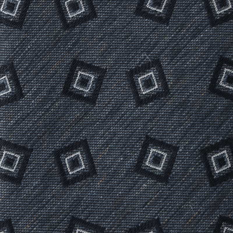 STEFANO BIGI STEFANO BIGI＜ステファノ ビジ＞ スクエア柄タイ NAVY