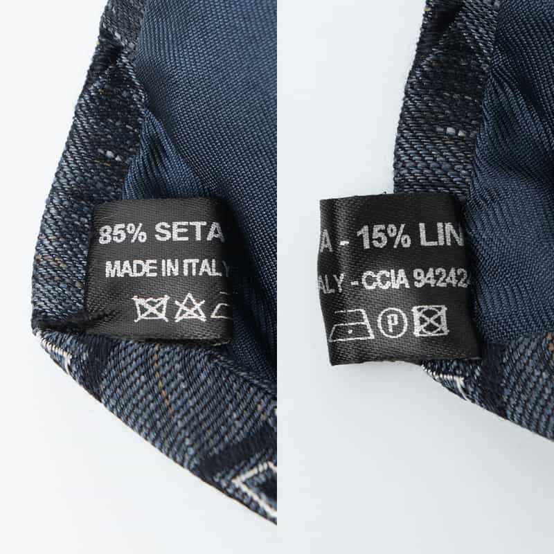 STEFANO BIGI STEFANO BIGI＜ステファノ ビジ＞ スクエア柄タイ NAVY