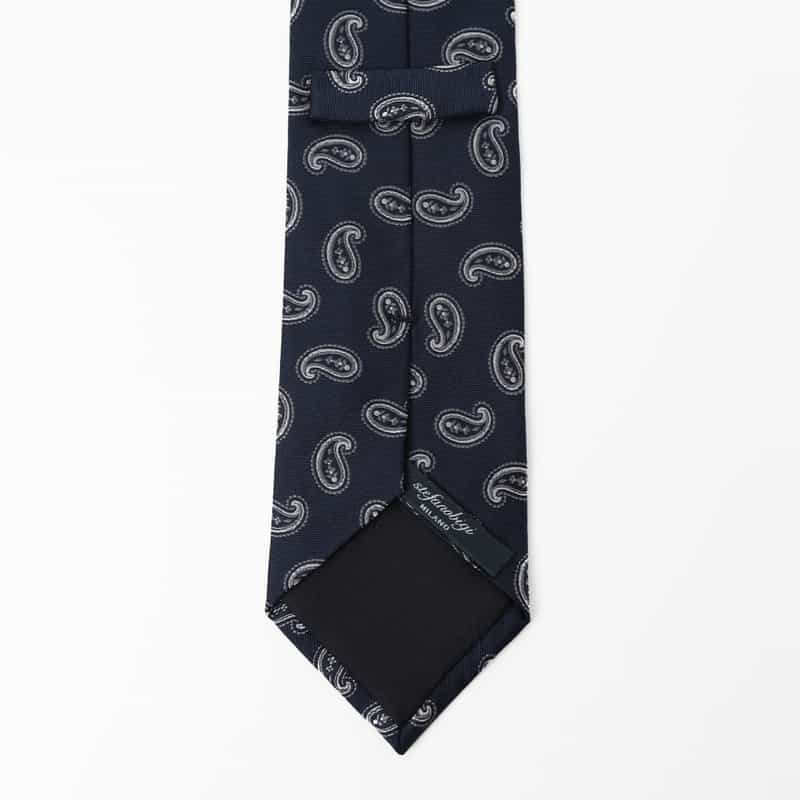 STEFANO BIGI STEFANO BIGI＜ステファノ ビジ＞ ペイズリー柄タイ NAVY