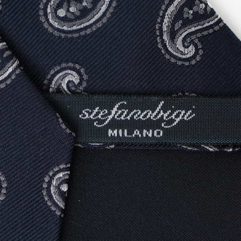 STEFANO BIGI STEFANO BIGI＜ステファノ ビジ＞ ペイズリー柄タイ NAVY