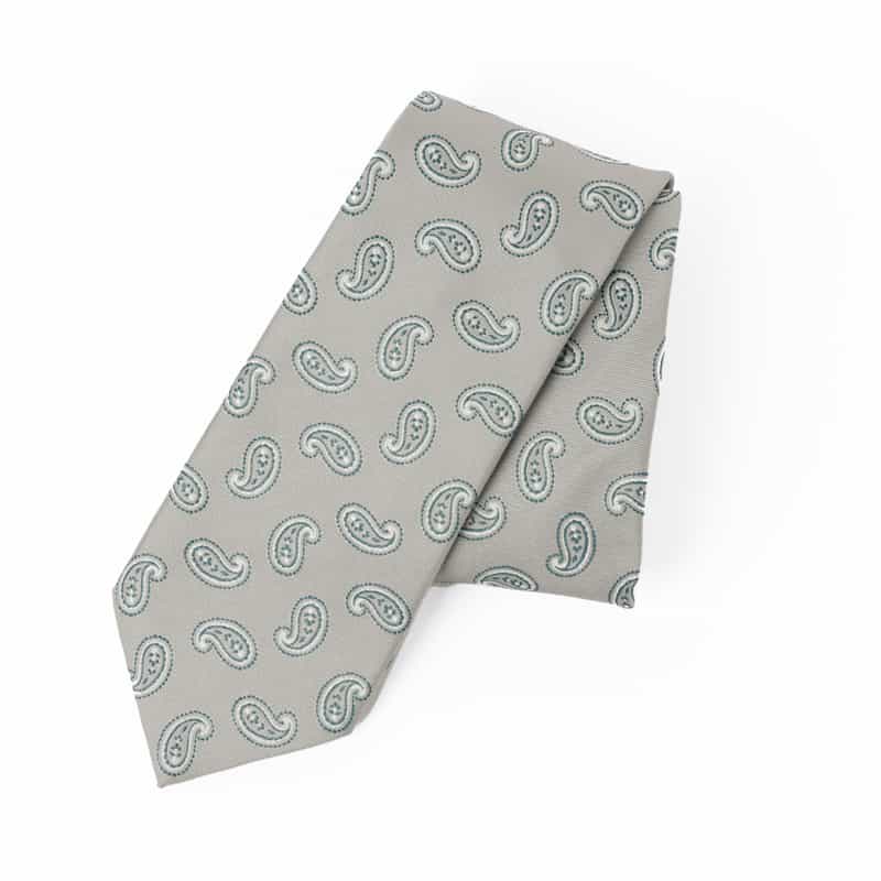 STEFANO BIGI STEFANO BIGI＜ステファノ ビジ＞ ペイズリー柄タイ GRAY