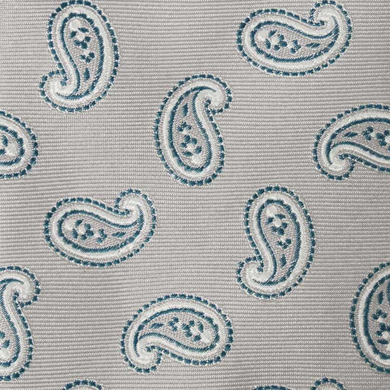 STEFANO BIGI STEFANO BIGI＜ステファノ ビジ＞ ペイズリー柄タイ GRAY