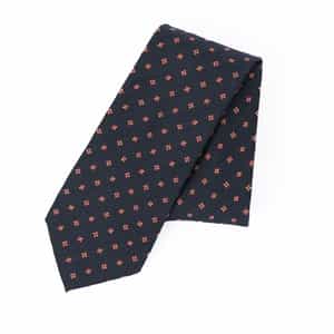 STEFANO BIGI＜ステファノ ビジ＞ 小紋柄タイ