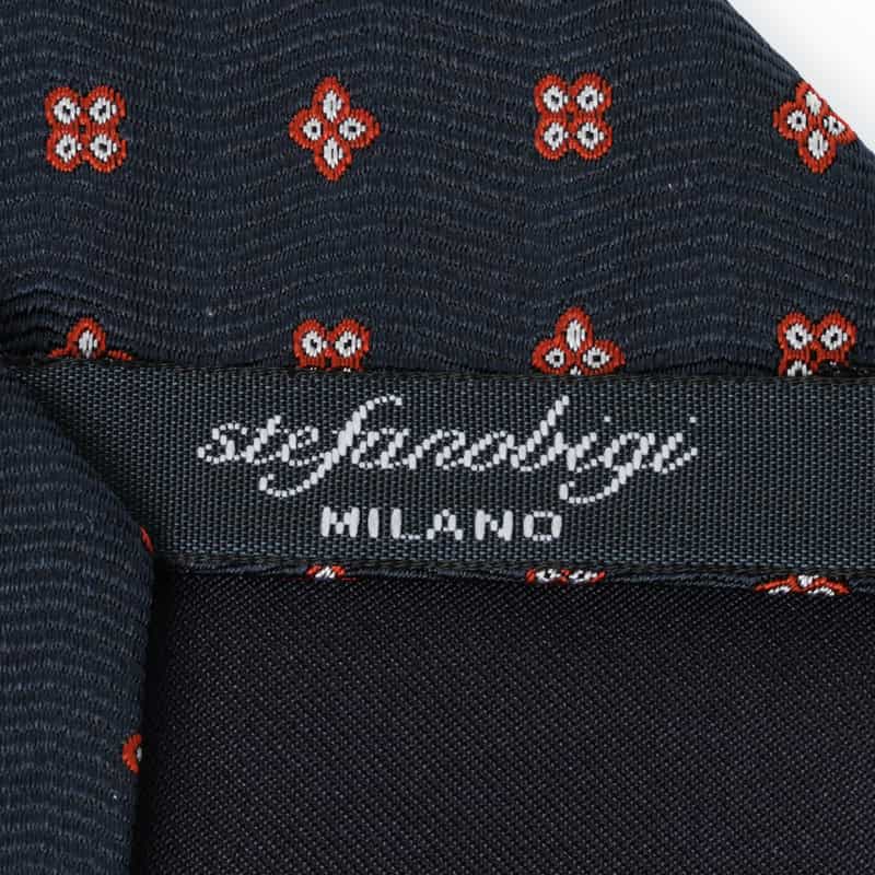 STEFANO BIGI STEFANO BIGI＜ステファノ ビジ＞ 小紋柄タイ NAVY