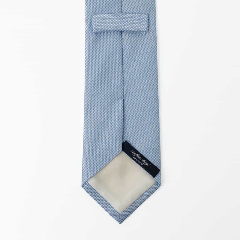 STEFANO BIGI STEFANO BIGI＜ステファノ ビジ＞ 千鳥格子柄タイ LIGHT BLUE