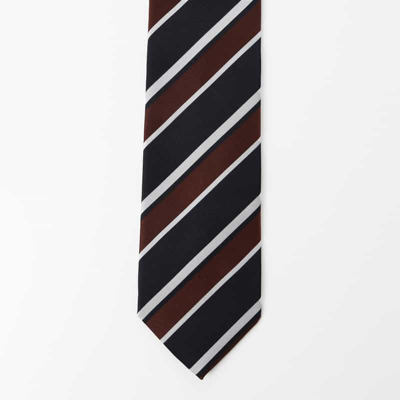 STEFANO BIGI STEFANO BIGI＜ステファノ ビジ＞ レジメンタル柄タイ NAVY