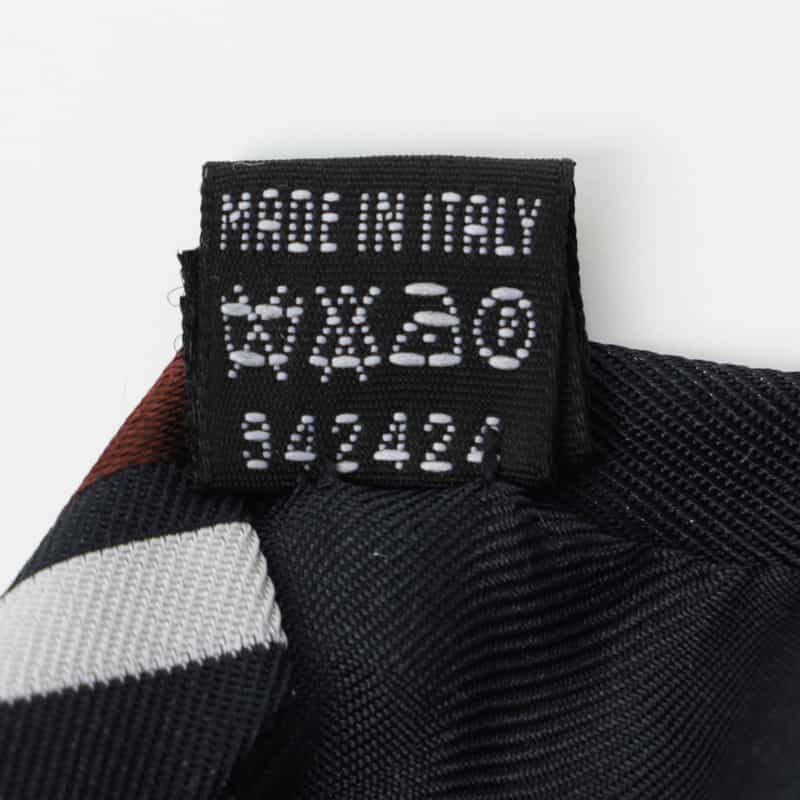 STEFANO BIGI STEFANO BIGI＜ステファノ ビジ＞ レジメンタル柄タイ NAVY