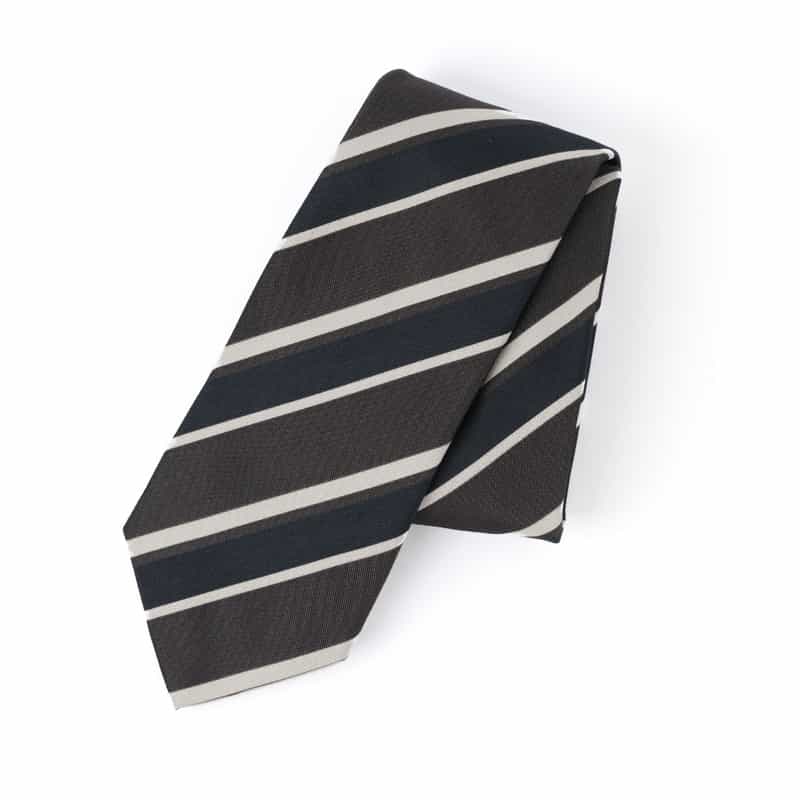 STEFANO BIGI STEFANO BIGI＜ステファノ ビジ＞ レジメンタル柄タイ GRAY